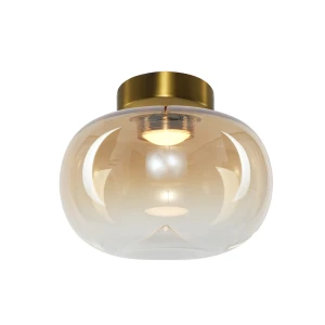 Vaso lampa sufitowa LED 4W 3000K złota/bursztynowy ML1411