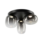Vaso lampa sufitowa LED 12W 3000K czarna/dymiony ML1412