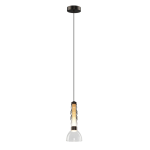 Lucco lampa wisząca LED 13W 3000K czarna/dymiony  ML1417
