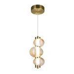 Bolla lampa wisząca LED 12W 3000K złota/bursztynowy ML1424