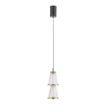 Sansa lampa wisząca LED 5W 4000K czarna/mosiądz ML1820