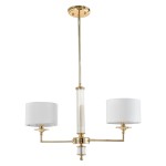 Sutton lampa wisząca 2xE14 złota P02392AU-WH