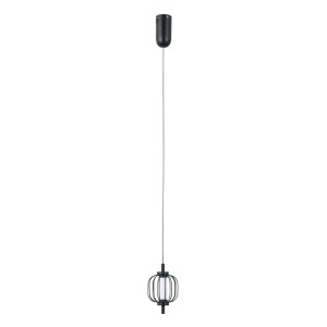 Pedro lampa wisząca 1xLED 4W czarna PND-34405-1-BK