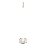 Rabel lampa wisząca 1xLED 5W złota PND-344221-1-HBR