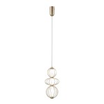 Rabel lampa wisząca 3xLED 10W złota PND-344221-3V-HBR