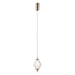 Sevil lampa wisząca 1xLED 5W złota PND-34403-1-HBR
