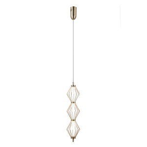 Sevil lampa wisząca 3xLED 15W złota ND-34403-3V-HBR