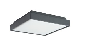 Beni D28x28 plafon elewacyjny ścienny LED 27W CCT ciemny popiel