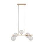 Toledo lampa wisząca 5xG9 złota PND-40717-5-HBR