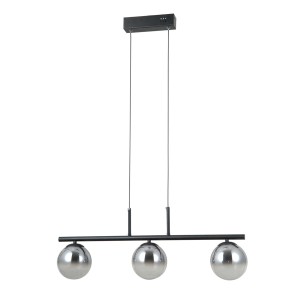 Velada lampa wisząca 3xLED 15W czarna PND-34381-3-BK