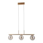 Velada lampa wisząca 3xLED 15W złota PND-34381-3-HBR