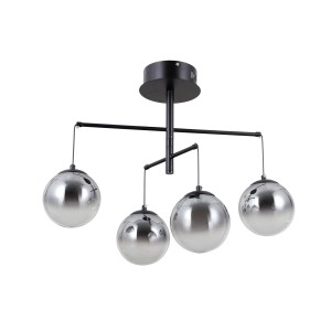 Velada lampa sufitowa 4xLED 20W czarna PND-34381-4-BK