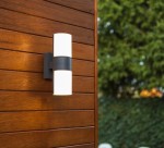 Cyra LED kinkiet elewacyjny 2-punktowy  regulowany ciemnoszary 5198101118