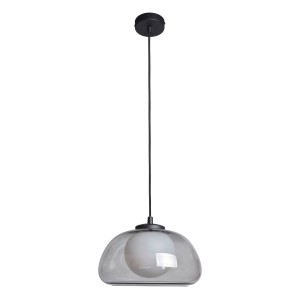 Ainale lampa wisząca 1xG9 czarna dymiony PND-54637-1-BK-SG