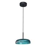 Colle lampa wisząca 1xLED 12W czarna zielony PND-48529-BK-BLU