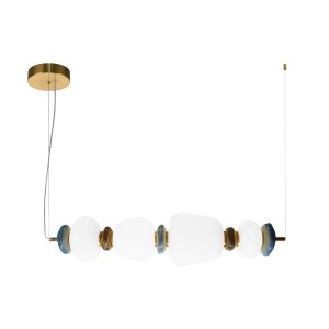 Evans lampa wisząca 4xLED 22W złota PND-94981-4A-GD