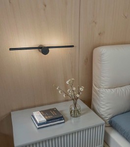 Como kinkiet LED IP44/8W/3000K czarny