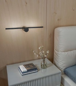 Como kinkiet LED IP44/8W/4000K czarny