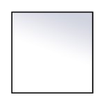 Panel natynkowy LED Mora 24W CCT w czarnym kolorze, kwadratowy kształt z matową powierzchnią. Oświetlenie o klasie IP44, idealne do łazienek i przestrzeni z wysoką wilgotnością. Ujęcie frontalne, na jednolitym tle.