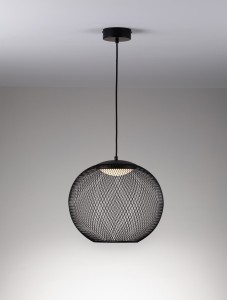 Rita lampa wisząca 1xLED 19W czarna LE44252