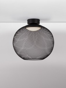 Rita lampa sufitowa 1xLED 19W czarna LE44255