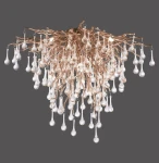 Icicle lampa sufitowa 9xG9 postarzany mosiądz 8091-11