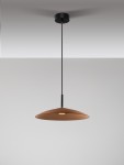 Peca lampa wisząca 1xLED 12W czarna brązowy LE44274