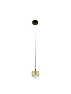 Lima lampa wisząca 1xLED 13W złota LE44285