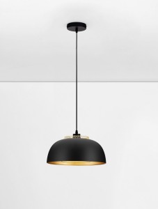 Rupa lampa wisząca 1xE27 czarna LE44286