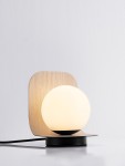 Heras lampka biurkowa 1xE14 jasne drewno LE44296