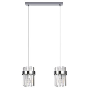 Vetro lampa wisząca 2xE14 chrom LP-2910/2L CH