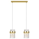Vetro lampa wisząca 2xE14 złota LP-2910/2L GD