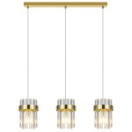 Vetro lampa wisząca 3xE14 złota LP-2910/3L GD