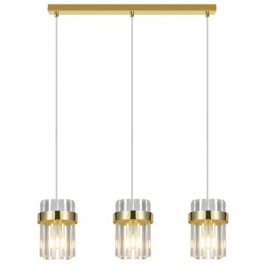 Vetro lampa wisząca 3xE14 złota LP-2910/3L GD