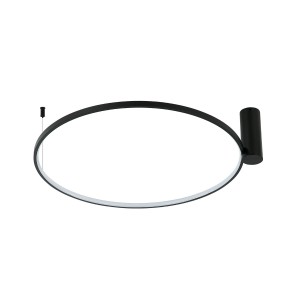 Ring D60 lampa sufitowa LED 35W CCT czarna