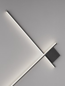 Chota kinkiet 1xLED 21W czarny LE44311
