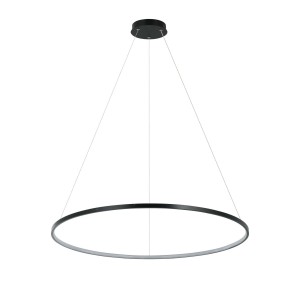 Ring D80 lampa wisząca LED 48W CCT czarna