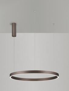 Bari D80 lampa wisząca 1xLED 77W brązowa LE44319