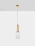 Oroya  lampa wisząca 1xE27 złota LE44335