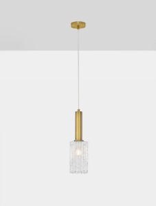 Oroya  lampa wisząca 1xE27 złota LE44335