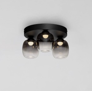 Toay lampa wisząca 3xLED/16W czarna LE44241