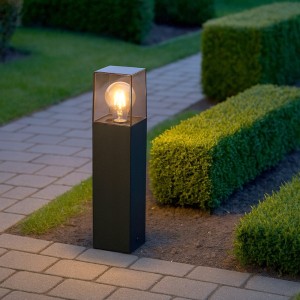 Denver H30 lampa stojąca ogrodowa E27 czarna