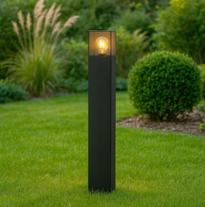 Denver H80 lampa stojąca ogrodowa E27 czarna