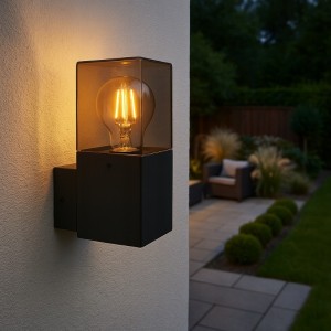 Denver kinkiet zewnętrzny E27 czarny