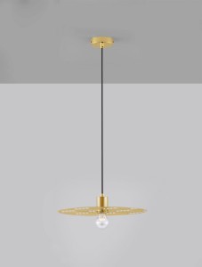Bamepa lampa wisząca 1xE27 złota LE44343