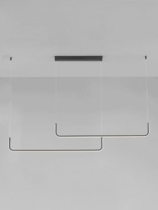 Piura lampa wisząca 2xLED 40W czarna LE44357