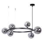 Bolero lampa wisząca 6xG9 czarna/grafitowy 41325