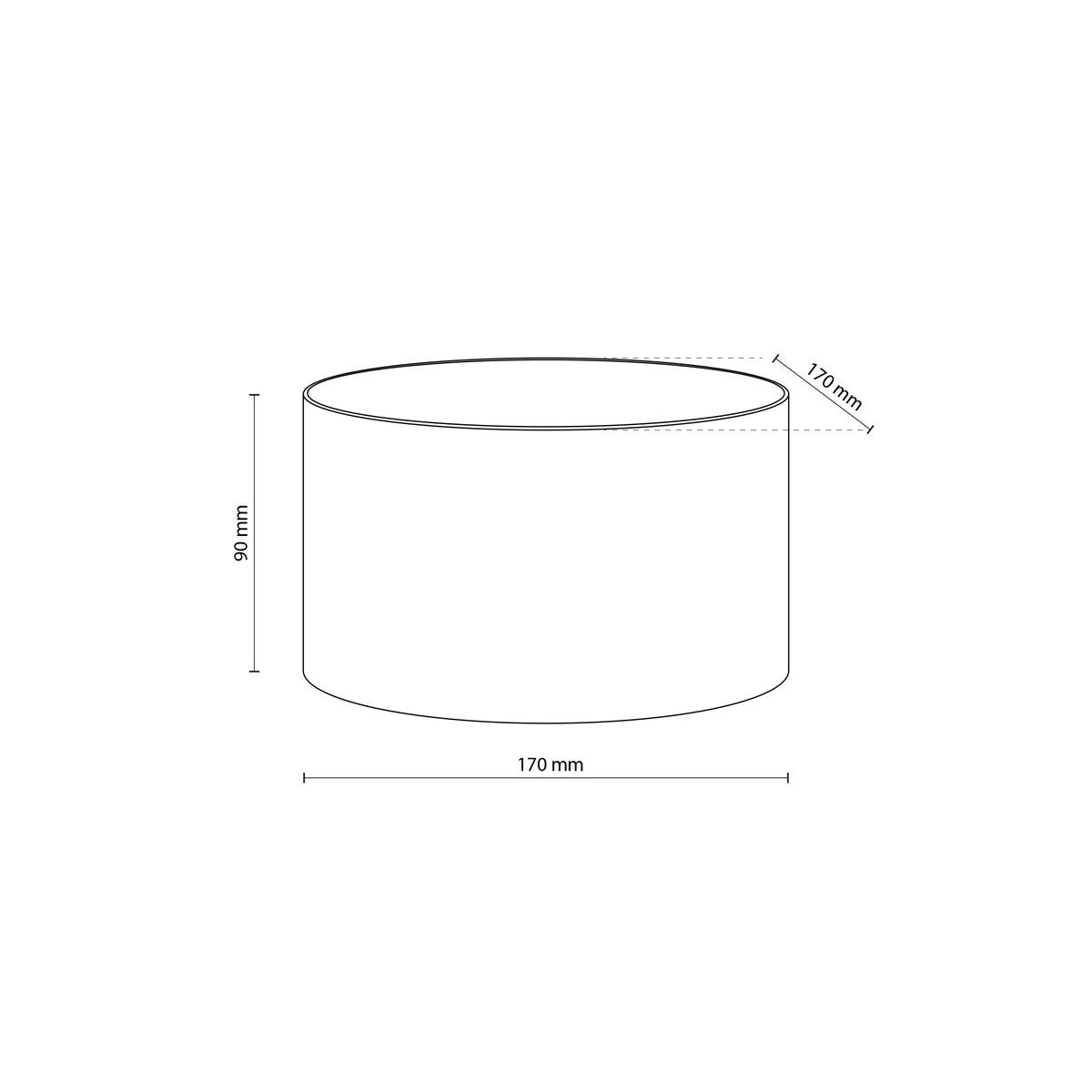 Kinkiet Verto 1xLED 22W IP54 w kolorze czarnym, o cylindrycznym kształcie. Wymiary: średnica 170 mm, wysokość 90 mm. Produkt wiszący, przeznaczony do użytku wewnętrznego i zewnętrznego, odporny na wilgoć.
