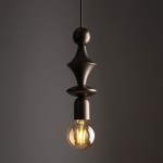 Tower lampa wisząca 1xE27 brązowa 10703