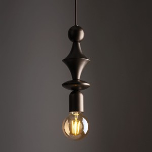 Tower lampa wisząca 1xE27 brązowa 10703